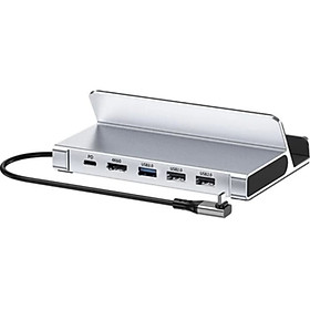 Bộ Hub Choetech HUB-M77 chuyển đổi 5in1 Docking Station (HDMI 4K60Hz + USB*3 + PD100W) - hàng chính hãng