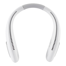Quạt đeo cổ F41 không cánh cầm tay, sử dụng không dây 3 cấp độ tiện lợi, co giãn silicone linh hoạt, giảm ồn, hàng chính hãng