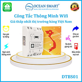 Công Tắc Cảm Ứng Wifi Thông Minh Hunonic, Giá Rẻ, Hẹn Giờ, Điều Khiển Từ Xa Qua Điện Thoại