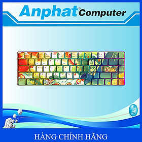  Bàn phím cơ không dây Newmen GM680 Jungle (Ngọa Hổ tàng Long ) G-Pro Yellow /G-Pro Red /  G-Pro Brown - Hàng Chính Hãng 