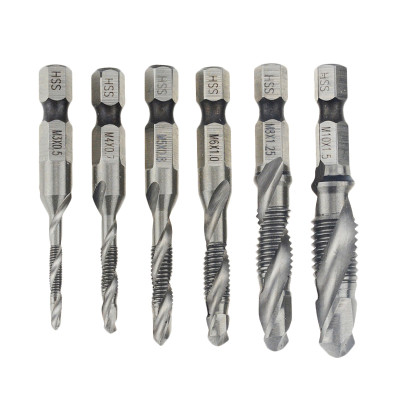 Bộ 6 Mũi Khoan Taro HSS 4341 Tạo Ren Cao Cấp, giúp tiết kiệm thời gian thi công, tiết kiệm chi phí siêu tiện lợi. M3, M4, M5, M6, M8, M10 