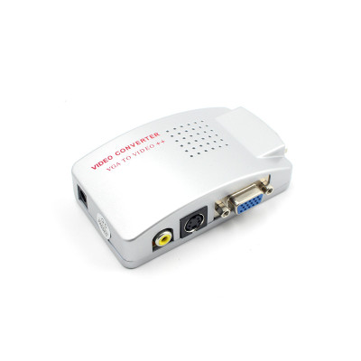 SOAIY Bộ chuyển đổi tín hiệu từ VGA sang SVIDEO - AV - Hàng Nhập Khẩu