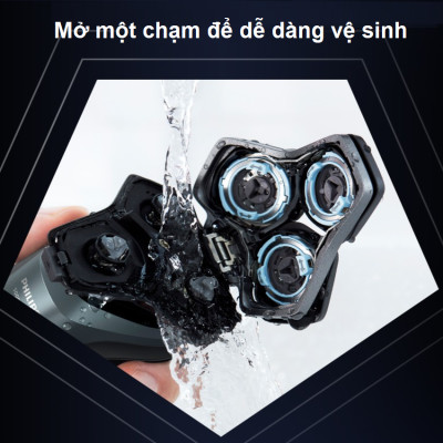 Máy cạo râu khô và ướt cao cấp thương hiệu Philips SkinIQ S5831/01 và S5832/01 - Hàng Nhập Khẩu