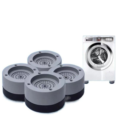 Combo 4 Chân Đế Máy Giặt Chắc Chắn, Miếng Đệm Cao Su Lót Chân Máy Giặt, Tủ Lạnh Chống Di Chuyển, Chống Ồn, Chống Rung, An Toàn - HENRYSA