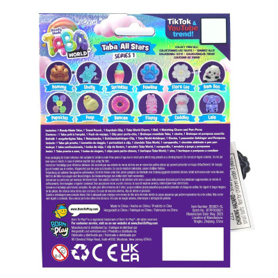 Đồ Chơi Móc Khóa Squishy - Taba World 855001-6L - Chuột Hamster