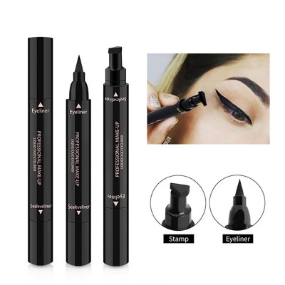 Dụng cụ trang điểm kẻ mắt 2 đầu cho bạn gái xinh đẹp mỗi ngày 