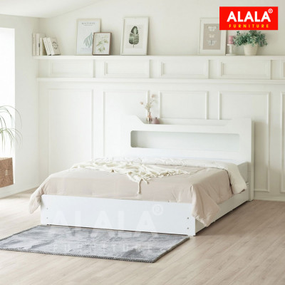 Giường ngủ ALALA1208 + 3 hộc kéo / Miễn phí vận chuyển và lắp đặt/ Đổi trả 30 ngày/ Sản phẩm được bảo hành 5 năm từ thương hiệu ALALA/ Chịu lực 700kg 