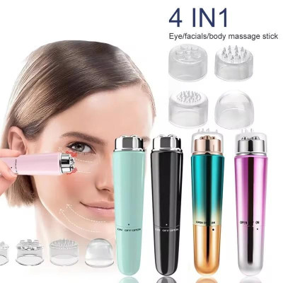 Máy Massage Mặt Chiếc Bút Chống Thâm Quầng Mắt, Thư Giãn Chống Đau Mỏi Mắt Mini - Hàng Có Sãn (Chọn Màu)