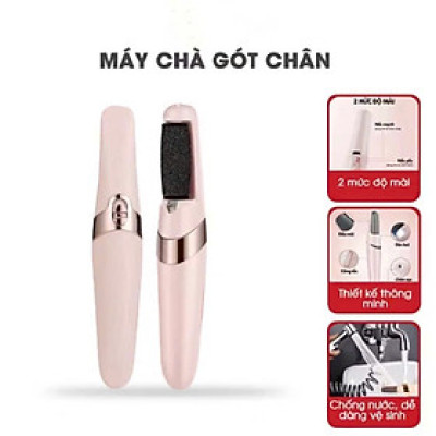 Máy chà gót chân làm sạch chân với 2 đầu chà mịn chà nhám