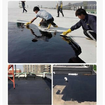 Keo, sơn quét chống thấm, vá trám vết nứt tường đa năng thông minh chống bong tróc trong nhà, ngoài trời ( 1kg). Tặng kèm chổi quét sơn và 2,5m  vải 
