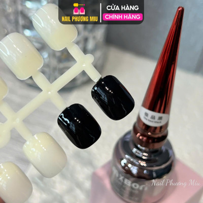 Sơn Gel MXBON Đen, Trắng, Trắng Sữa, Nước Gạo Cao Cấp Chai 15ml Làm Nail, Bóng Mướt, Bám Móng Bền Màu, Lên Màu Chuẩn Cho Nữ Women