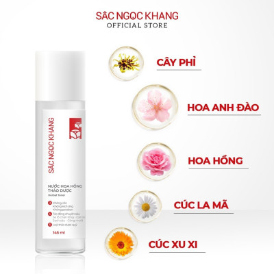Bộ đôi làm sạch và dưỡng ẩm Sắc Ngọc Khang Nước tẩy trang 145ml + Nước hoa hồng 145ml