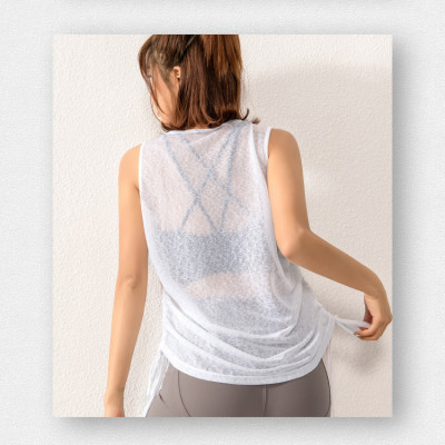 Áo Tank Top Dây Rút Thể Thao Nữ Mặc Ngoài Áo Bra Thời Trang Hàn Quốc