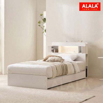 Giường ngủ ALALA1217 + 3 hộc kéo / Miễn phí vận chuyển và lắp đặt/ Đổi trả 30 ngày/ Sản phẩm được bảo hành 5 năm từ thương hiệu ALALA/ Chịu lực 700kg 