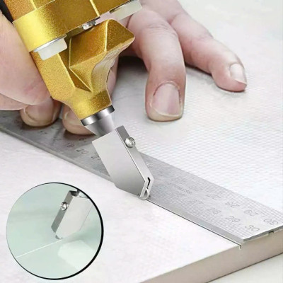 Bộ Dao Cắt Kính Đa Năng 2in1 - Dụng Cụ Cắt Kính Gạch Men Hiệu Quả, Tặng Kèm 2 Lưỡi Cắt Chất Lượng Cao