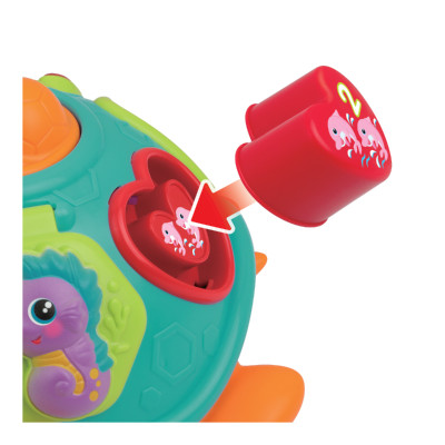 Đồ Chơi Rùa Con Học Hình Khối Và Màu Sắc WINFUN 240301