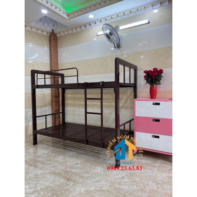Giường sắt hộp 2 tầng 1mx1m( Tầng Dưới – Tầng Trên) Cao cấp - Đại Thành