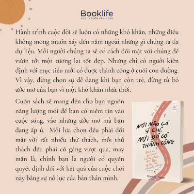  Nơi nào có ý chí, Nơi đó có thành công - Vi Na (TTR Bookstore)