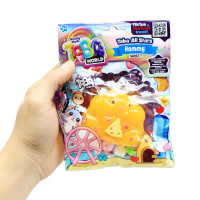 Đồ Chơi Móc Khóa Squishy - Taba World 855001-6L - Chuột Hamster