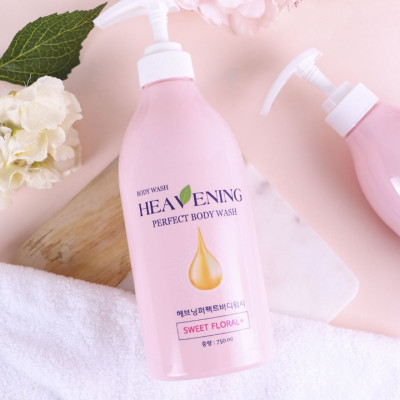 Sữa tắm dưỡng ẩm, làm trắng da HEAVENING 