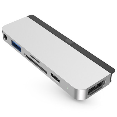 Cổng chuyển chuyên dụng Hyper HyperDrive 6-in-1 HDMI 4K/60Hz USB-C Hub - (HD-HD319B) - Hàng chính hãng