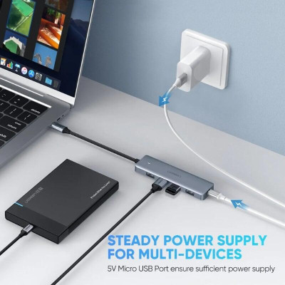 Ugreen UG70336CM219TK 4 cổng bộ chia usb type c 3.0 - HÀNG CHÍNH HÃNG
