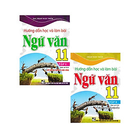Sách - Combo Hướng Dẫn Học Và Làm Bài Ngữ Văn 11 - Tập 1 + 2 (Bám Sát SGK Kết Nối Tri Thức Với Cuộc Sống) (HA-MK)