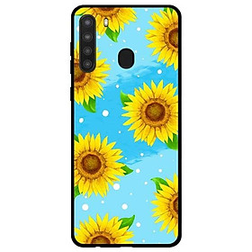 Ốp lưng dành cho Samsung Galaxy A21 mẫu Họa Tiết Hoa Vàng 2