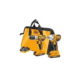 Bộ combo máy khoan 10mm & siết vít 1/4" dùng pin Lithum-ion 20V  ingco CKLI2006
