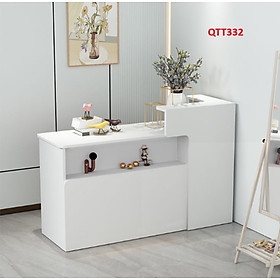 QUẦY LỄ TÂN, QUẦY TIẾP TÂN, QUẦY TÍNH TIỀN, QUẦY THU NGÂN QTT332 ( không đèn)