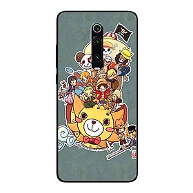 Ốp Lưng in cho Xiaomi Mi 9T Mẫu Hải Tặc Mũ Rơm Nền Xanh - Hàng Chính Hãng