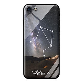 Ốp kính 12 cung Hoàng Đạo cho iPhone 8 Libra - Hàng chính hãng