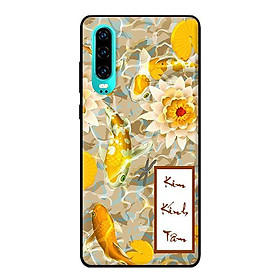 Ốp in cho Huawei P30 Cá Koi Kim - Hàng chính hãng
