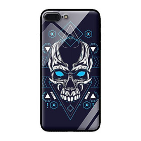 Ốp lưng kính cường lực cho iPhone 7 Plus Đầu Lâu - Hàng chính hãng
