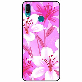 Ốp lưng dành cho Huawei Y9 2019 mẫu Hoa Ly Hồng