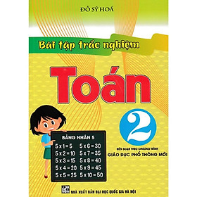 Sách - Bài Tập Trắc Nghiệm Toán Lớp 2 - Theo Chương Trình Giáo Dục Phổ Thông Mới - Hồng Ân