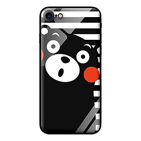 Ốp kính cường lực cho iPhone 7 Gấu Kumathon - Hàng chính hãng