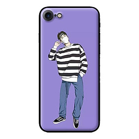 Ốp in cho iPhone 8 Boy Trắng Đen - Hàng chính hãng