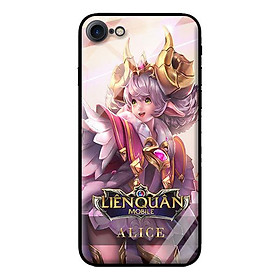 Ốp kính cường lực cho iPhone 8 Liên Quân Alice - Hàng chính hãng