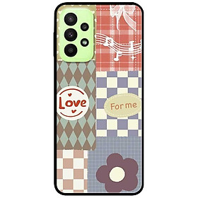 Ốp lưng dành cho Samsung A13 mẫu Ô Vuông Love
