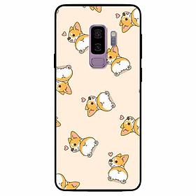 Ốp lưng dành cho Samsung S9 Plus mẫu Cún Corgy Làm Kiểu