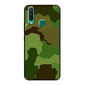 Ốp Lưng in cho Vivo Y12 Mẫu Camo Xanh Quân Đội - Hàng Chính Hãng