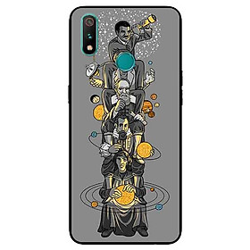 Ốp Lưng in cho Realme 3 Pro Mẫu Các Nhà Khoa Học - Hàng Chính Hãng