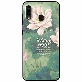 Ốp lưng in cho Samsung A20/ A30 Mẫu Không Ngại Yêu
