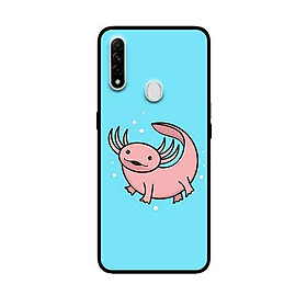 Ốp Lưng in cho Oppo A31 Mẫu Cá Cửu Sừng Hồng - Hàng Chính Hãng