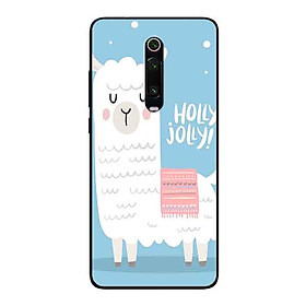 Ốp Lưng in cho Xiaomi Redmi K20 Mẫu Cừu Nền Xanh - Hàng Chính Hãng