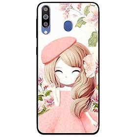 Ốp lưng dành cho Samsung M30 mẫu Anime Cô Gái Váy Bông