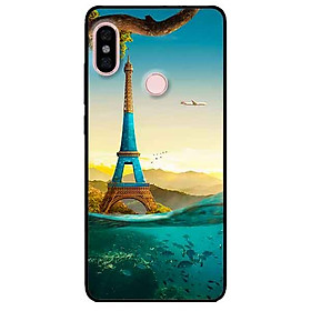 Ốp lưng in cho Xiaomi Redmi Note 5 Pro Mẫu Tháp Pháp