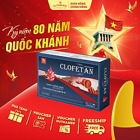 Viên uống Clofetan hỗ trợ tái tạo tiểu cầu, giảm nguy cơ xuất huyết, thiếu tiểu cầu (30 viên) - Nutramed