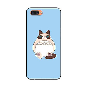 Ốp Lưng Dành Cho Oppo A12e mẫu Chú Mèo Lười - Hàng Chính Hãng